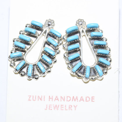 Needle point Earrings by Zuni