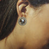 Silver Earrings by Navajo