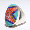 Inlay Ring by Navajo- 10.5