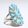 Turquoise Ring by Navajo- 8