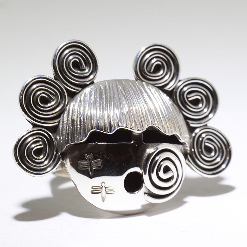 MAIDEN＊R-133 Silver925 #10 Maiden Ring by Alex Sanchez- 11 – Gallup Trading