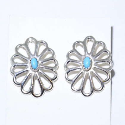 Turquoise Earrings by Navajo