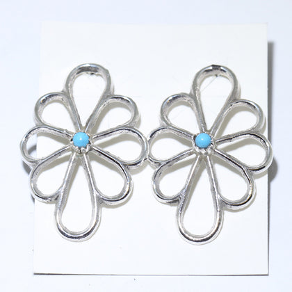 Turquoise Earrings by Navajo