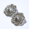 Silver Earrings by Tsosie Orville White