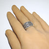 Silver Ring by Elvira Bill- 11.5