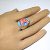 Inlay Ring by Navajo- 10.5