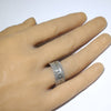 Silver Ring by Lyle Secatero- 10.5