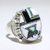 Inlay Ring by Navajo- 13.5