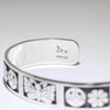 Silver Bracelet by Clifton Mowa 5-3/4"