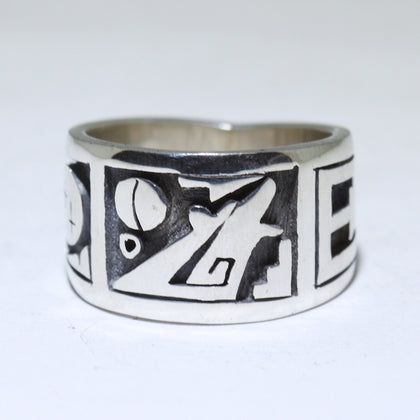 Silver Ring by Clifton Mowa- 7.5