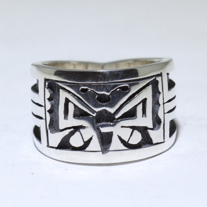 Silver Ring by Clifton Mowa- 6