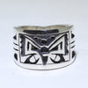 Silver Ring by Clifton Mowa- 6