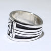 Silver Ring by Clifton Mowa- 6