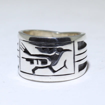 Silver Ring by Clifton Mowa- 6