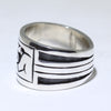 Silver Ring by Clifton Mowa- 6