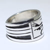 Silver Ring by Clifton Mowa- 6
