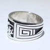 Silver Ring by Clifton Mowa- 7.5