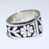 Silver Ring by Clifton Mowa- 7.5