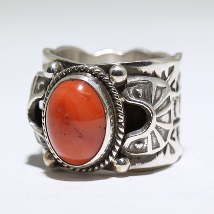 Coral Ring by Darrell Cadman- 6.5