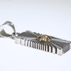 Two Tone Pendant by Pat Bedonie