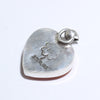 Red Spiny Heart Pendant by Reva Goodluck