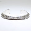 Silver Bracelet by Lyle Secatero 5-3/4"