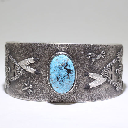 Kingman Bracelet by Lee Begay 6