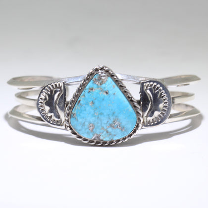 Kingman Bracelet by Robin Tsosie 5-1/4
