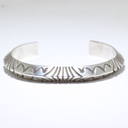 Silver Bracelet by Thomas Jim 5-1/4