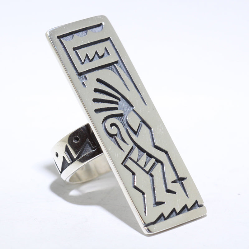 Ruben Saufkie Hopi indian jewelry インディアン Ruben Saufkie Silver Mens Hopi Ring | Hoel's Sedona AZ
