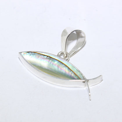 Fish Pendant by Calvin Manygoat