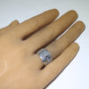 Silver Ring by Clifton Mowa- 7.5