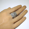 Silver Ring by Thomas Jim- 11.5