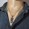 Two Tone Pendant by Pat Bedonie