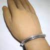 Silver Bracelet by Lyle Secatero 5-3/4"