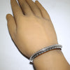 Silver Bracelet by Lyle Secatero 5-3/4"