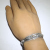 Silver Bracelet by Thomas Jim 5-1/2"