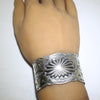 Silver Bracelet by Arnold Goodluck 5-1/2"