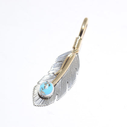 Persian Feather Pendant by Harvey Mace