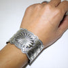 Silver Bracelet by Arnold Goodluck 5-1/4"