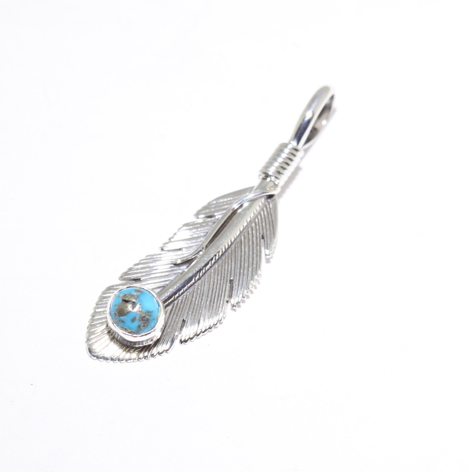 Persian Feather Pendant by Harvey Mace