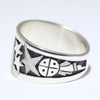 Silver Ring by Sparks Masawytewa- 8.5