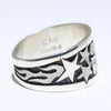 Silver Ring by Sparks Masawytewa- 8.5