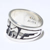Silver Ring by Sparks Masawytewa- 7.5