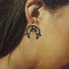 Silver Earrings by Navajo