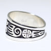 Silver Ring by Sparks Masawytewa- 11