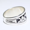 Silver Ring by Sparks Masawytewa- 11