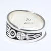 Silver Ring by Sparks Masawytewa- 11