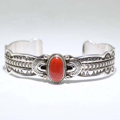 Coral Bracelet by Darrell Cadman 5-1/4