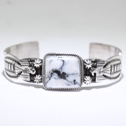 White Buffalo Bracelet by Andy Cadman 5-3/4